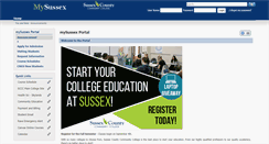 Desktop Screenshot of my.sussex.edu
