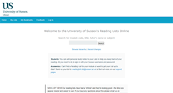 Desktop Screenshot of liblists.sussex.ac.uk